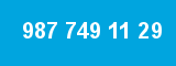 987 749 11 29 987 749 11 29